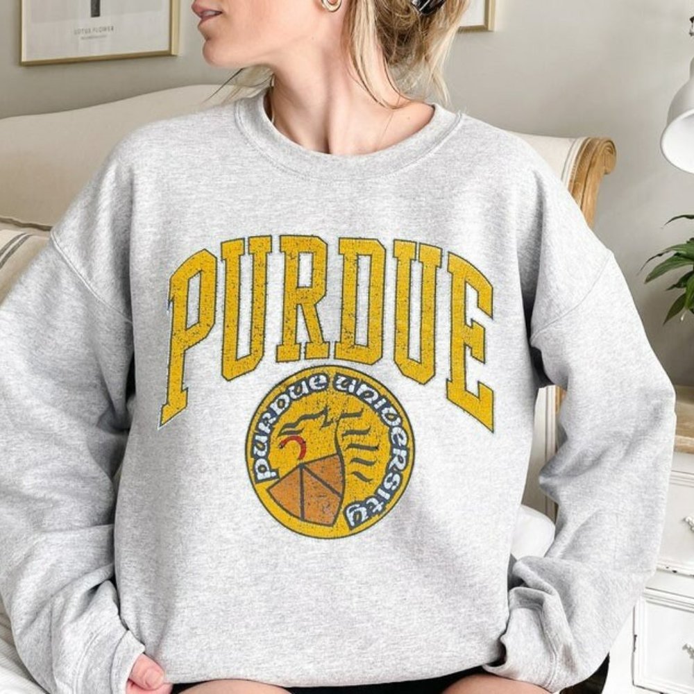 Retro Distressed Purdue university y2k Basketball Unisex Sweatshirt shirt